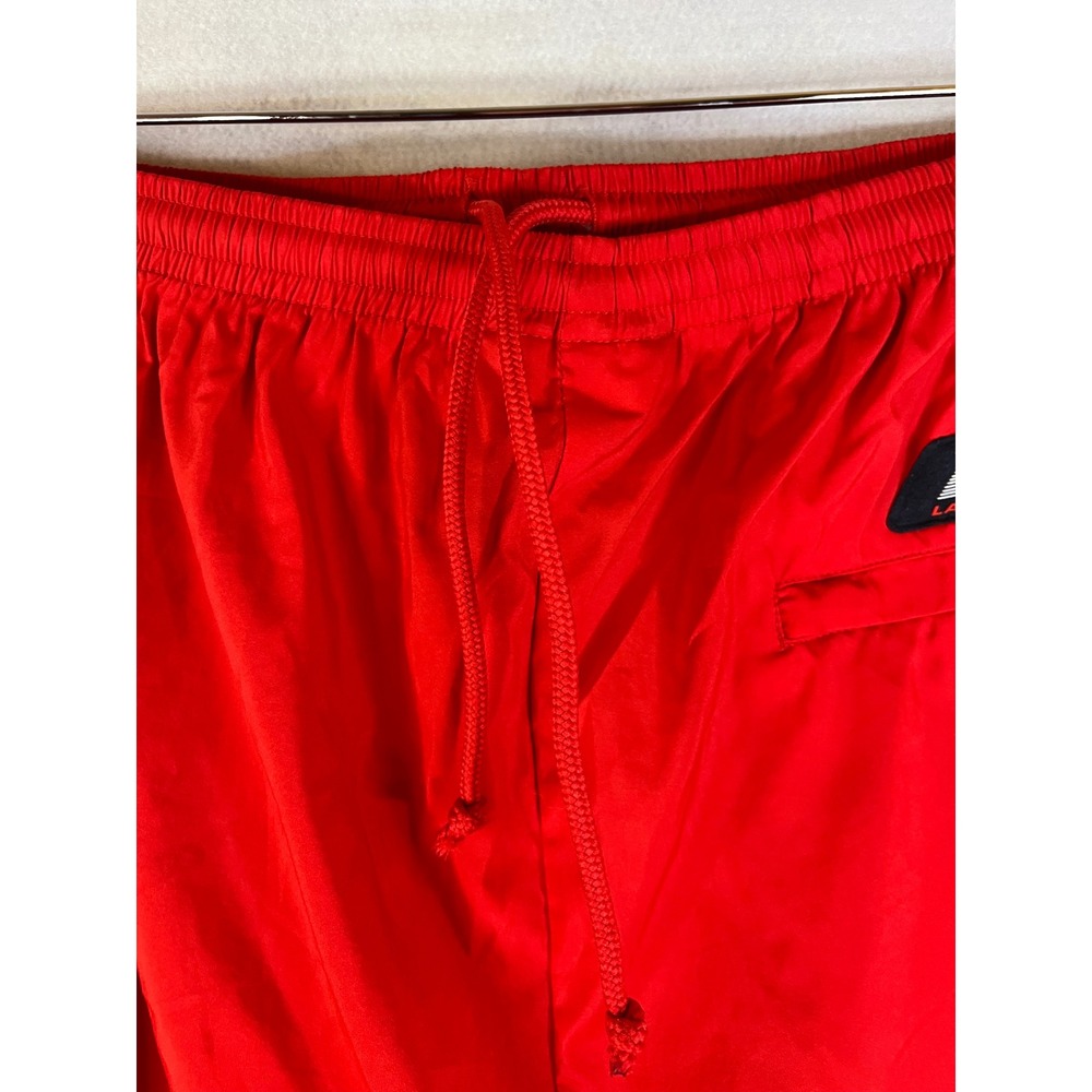 Lauren Ralph Lauren men's windbreaker pants vintage 90s red "swishy" track pants - Picture 5 of 8